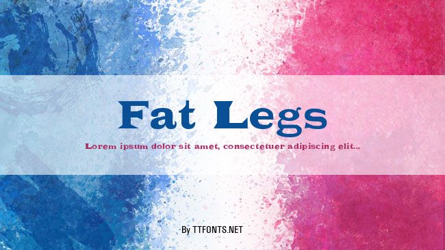 Fat Legs example